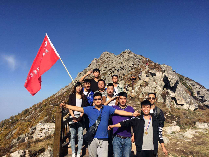 宇华物流员工登山活动